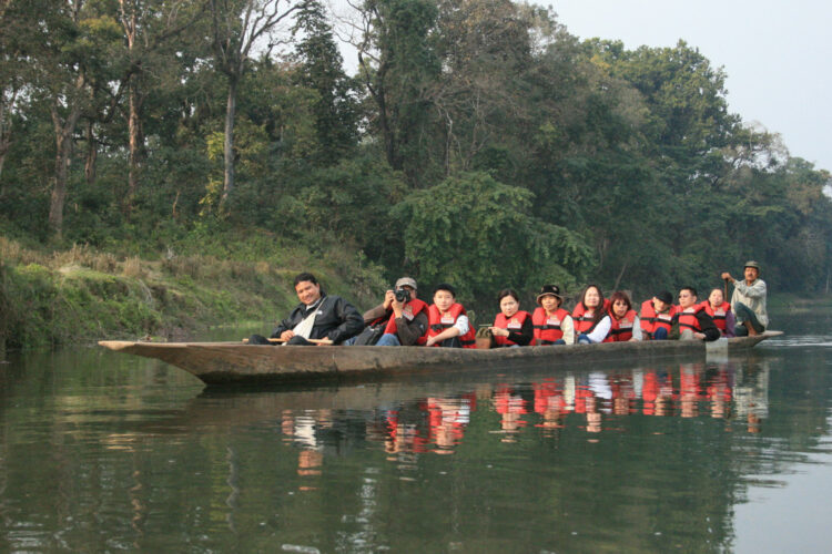 Canoeing at Rapti River