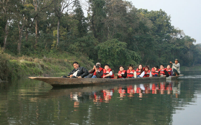 Canoeing at Rapti River