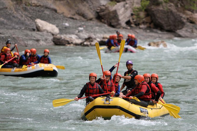 Rafting on the Trisuli River